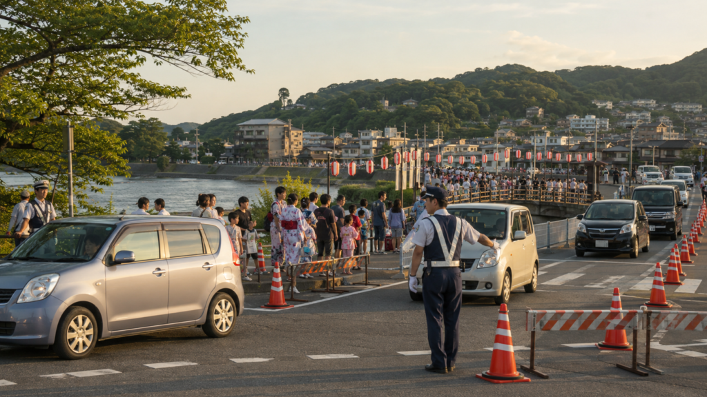 長岡花火 高速道路